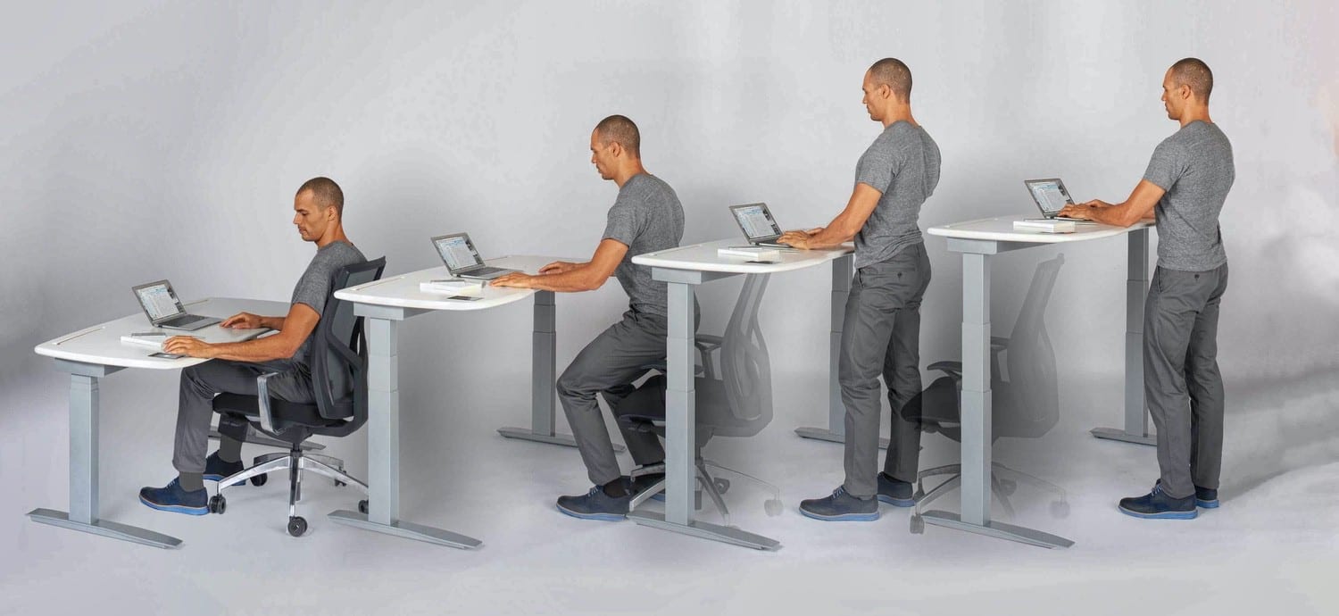 staff wellbing - designing movement, stand sit or walk